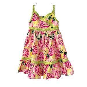 Savannah 18 Months Girls Pink Floral Baby Dress Summer Spring Birthday Party